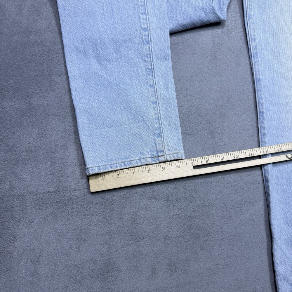 Madewell Jeans Womens 24x33 The Dean Easy Straight Jean ButtonFly Light Wash USA - Picture 10 of 10